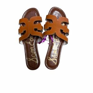 Sam Edelman Tan Slide Sandals